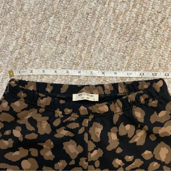 Brunette The Label Best Friend High Rise Jogger Black Leopard XS/S NWT - Picture 10 of 10